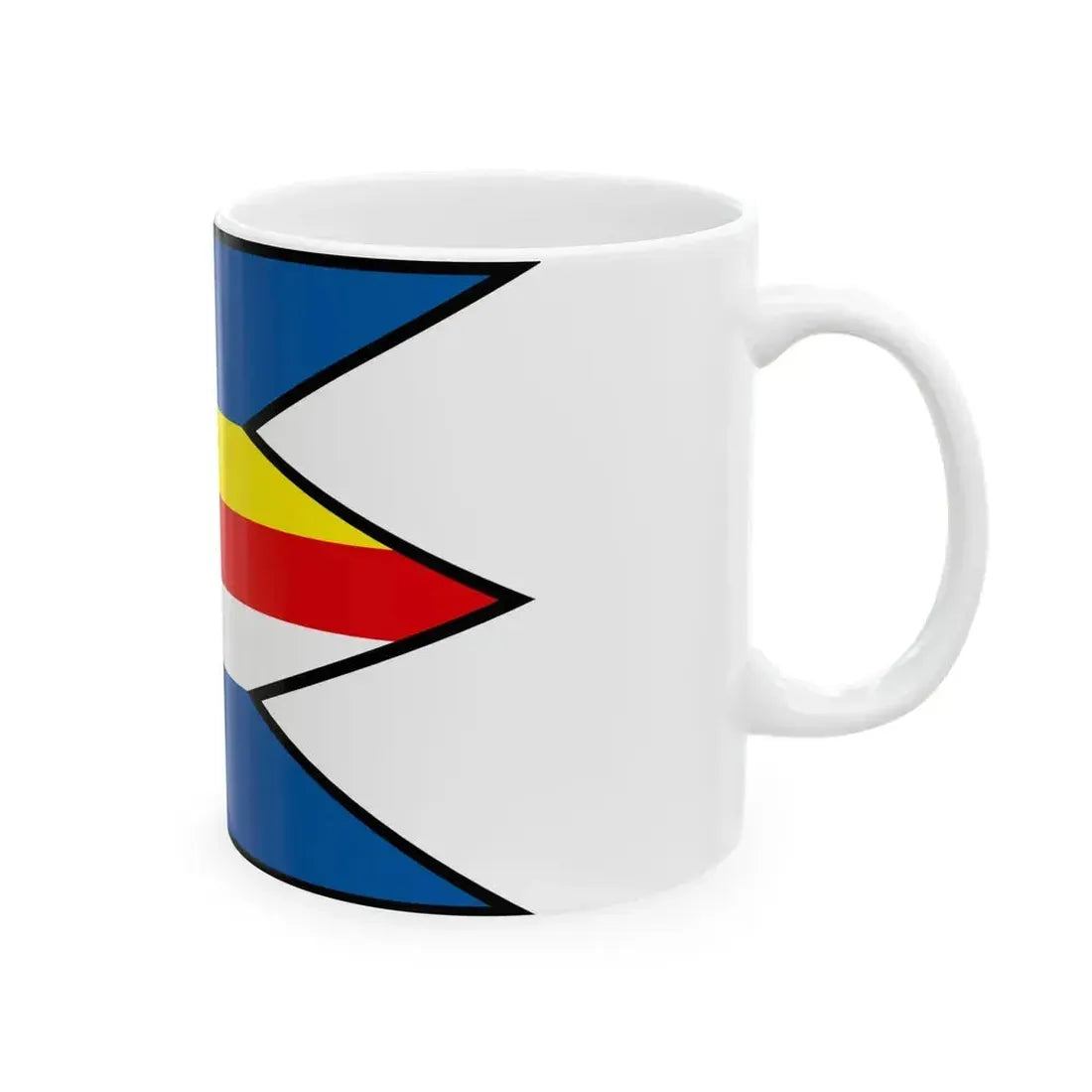 Bajtava Nove Zamky Flag (Slovakia) White Coffee Mug - Go Mug Yourself