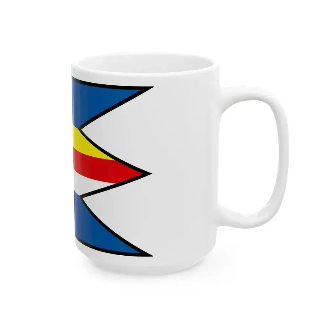 Bajtava Nove Zamky Flag (Slovakia) White Coffee Mug - Go Mug Yourself