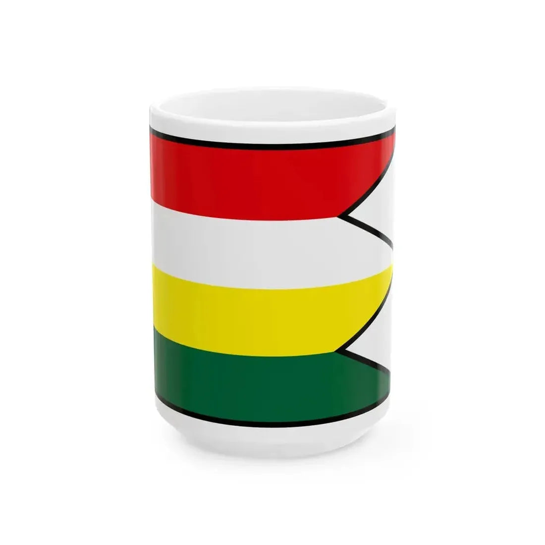 Baka Dunajska Streda Flag (Slovakia) White Coffee Mug 15oz - Go Mug Yourself