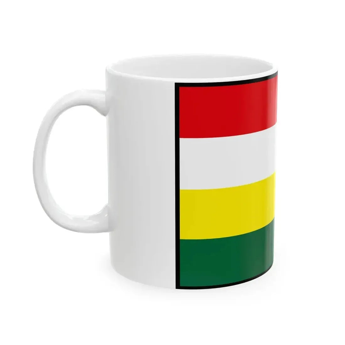 Baka Dunajska Streda Flag (Slovakia) White Coffee Mug - Go Mug Yourself