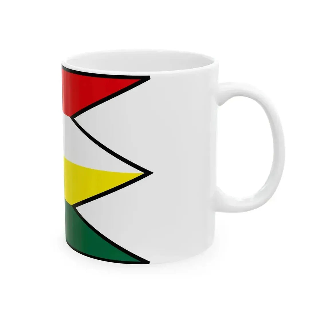 Baka Dunajska Streda Flag (Slovakia) White Coffee Mug - Go Mug Yourself