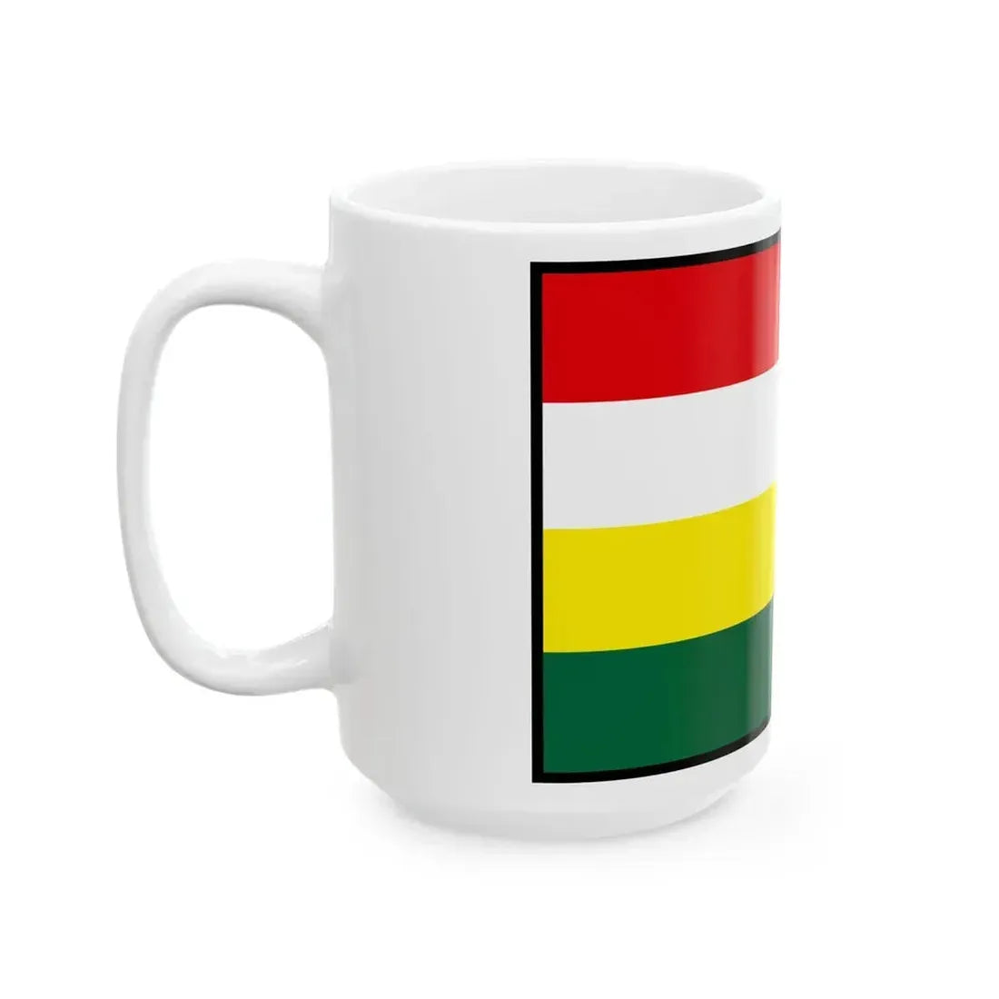 Baka Dunajska Streda Flag (Slovakia) White Coffee Mug - Go Mug Yourself
