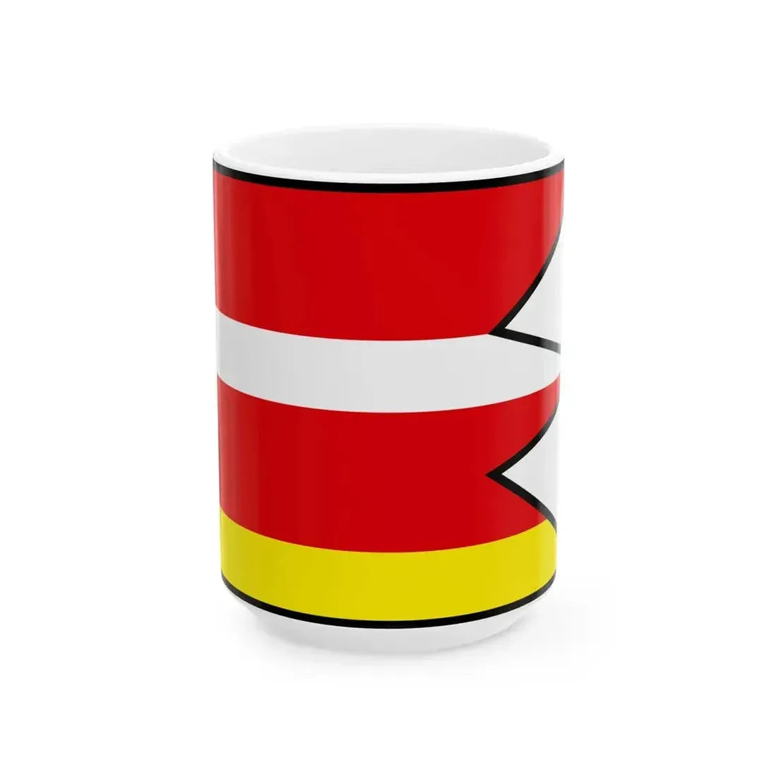 Balaze Banska Bystrica Flag (Slovakia) White Coffee Mug 15oz - Go Mug Yourself