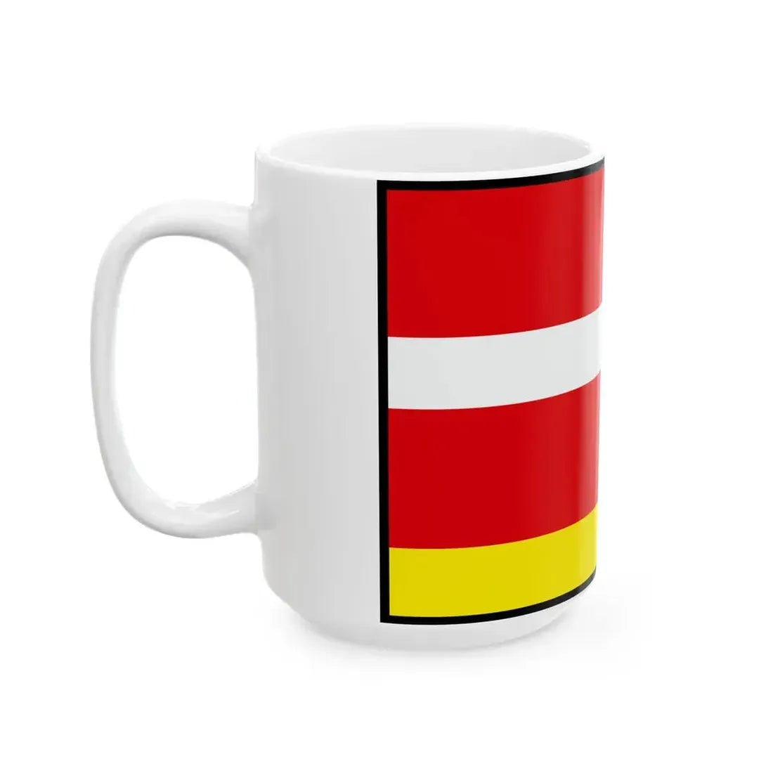 Balaze Banska Bystrica Flag (Slovakia) White Coffee Mug - Go Mug Yourself