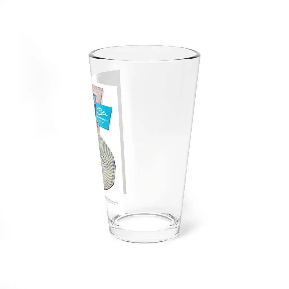 Balboa Cole, Harper's Bazaar, 1948 (Magazine Illustration) Pint Glass 16oz - Go Mug Yourself