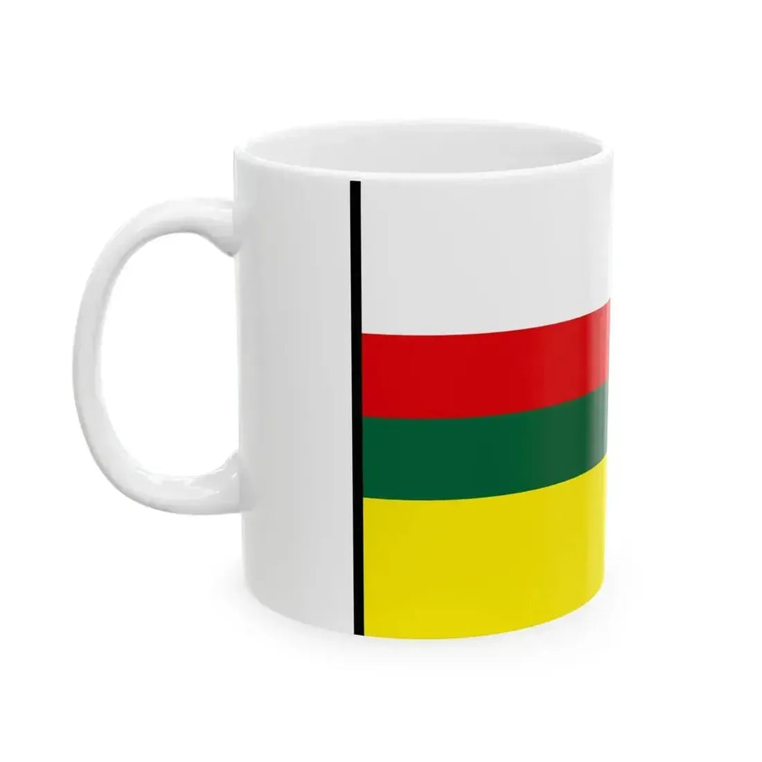 Baldovce Levoca Flag (Slovakia) White Coffee Mug - Go Mug Yourself