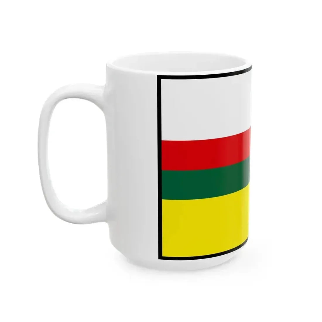 Baldovce Levoca Flag (Slovakia) White Coffee Mug - Go Mug Yourself