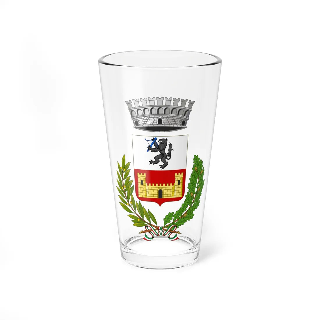 Balestrino-Stemma (Italy) (Coat of Arms) Pint Glass 16oz 16oz - Go Mug Yourself