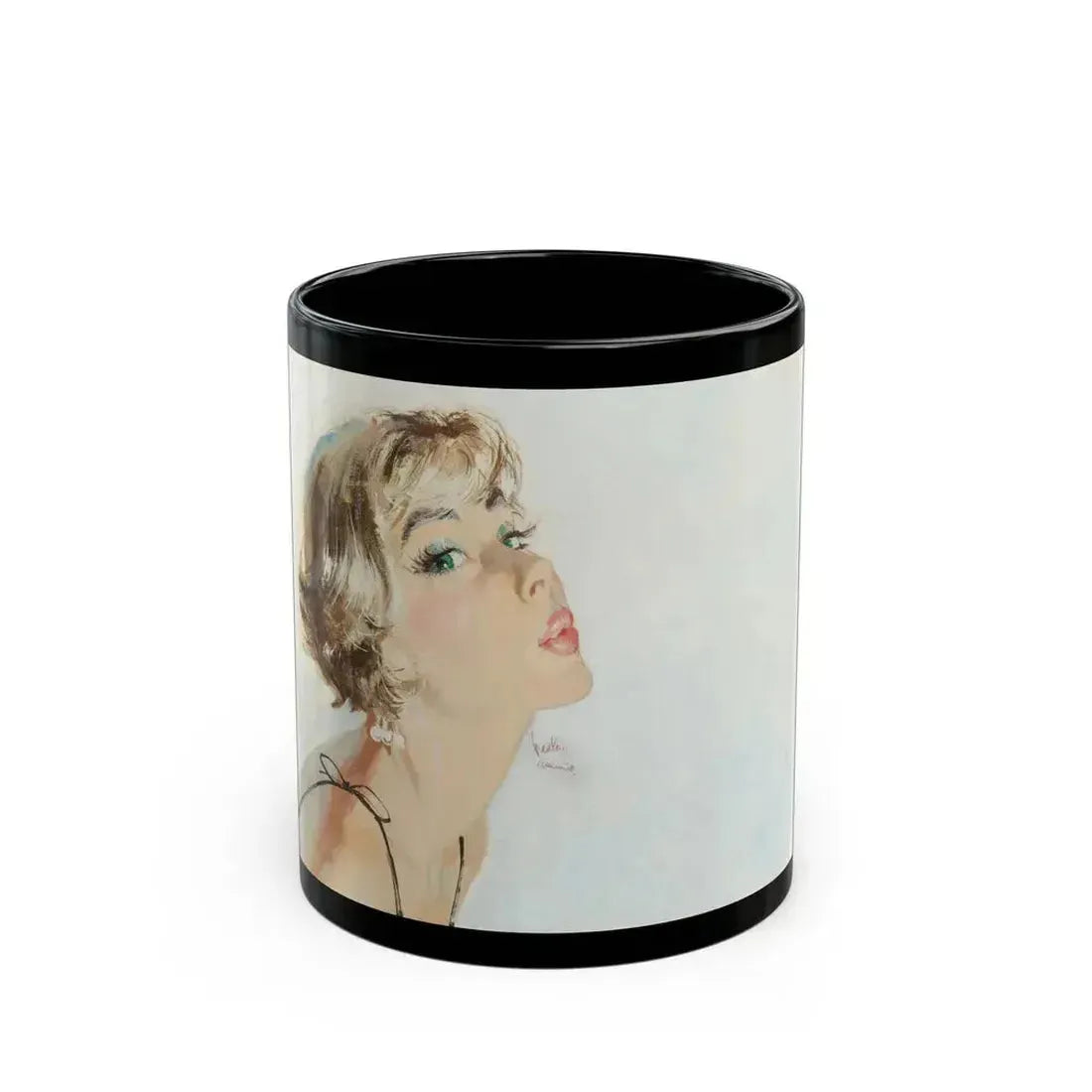 Ballantine Ale & Beer advertisement - Black Coffee Mug 11oz - Go Mug Yourself