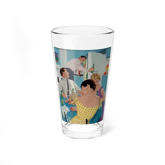 Ballantine Beer advertisement, circa late 1950s (Magazine Illustration) Pint Glass 16oz 16oz - Go Mug Yourself