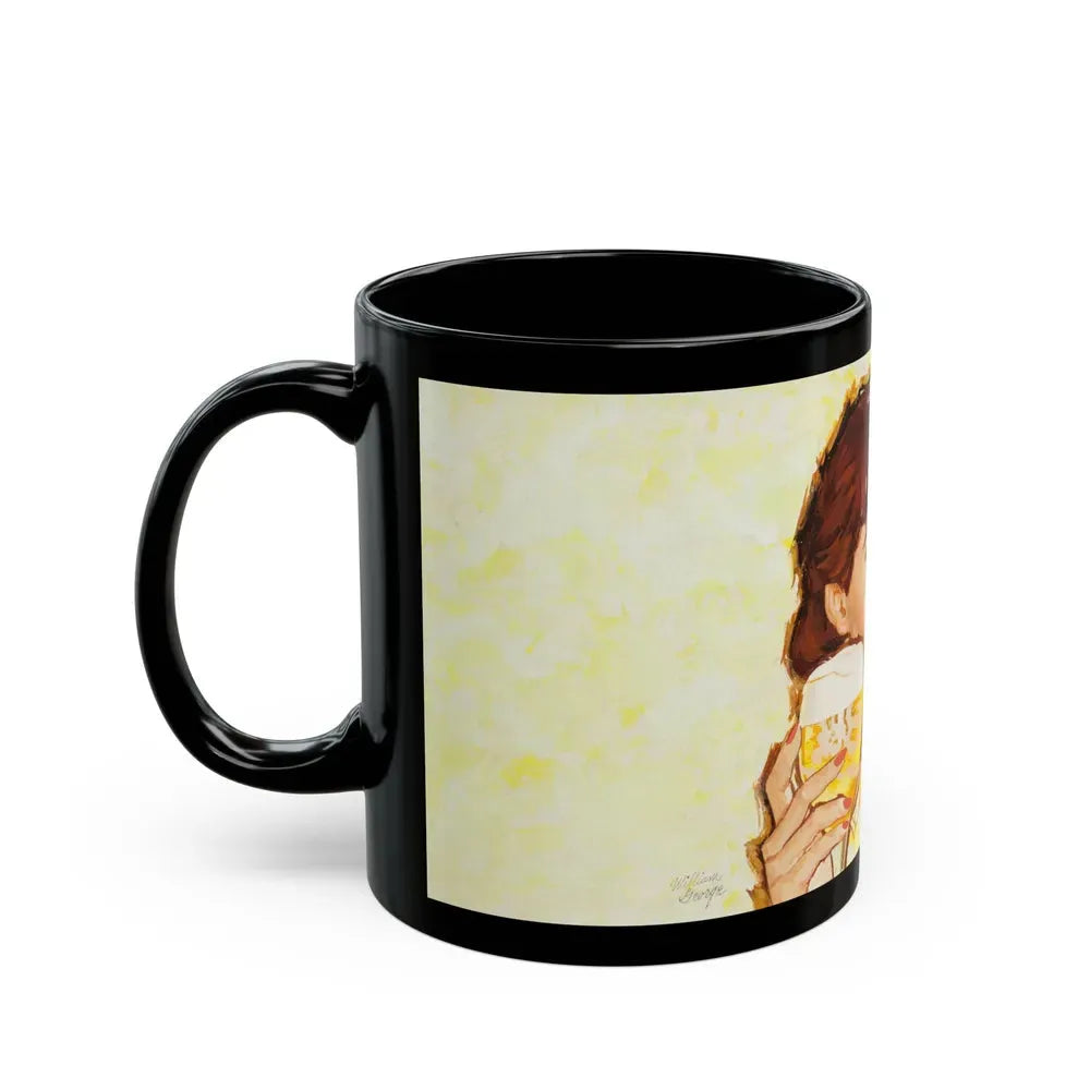 Ballantine Beer billboard illustration, 1957 - Black Coffee Mug - Go Mug Yourself