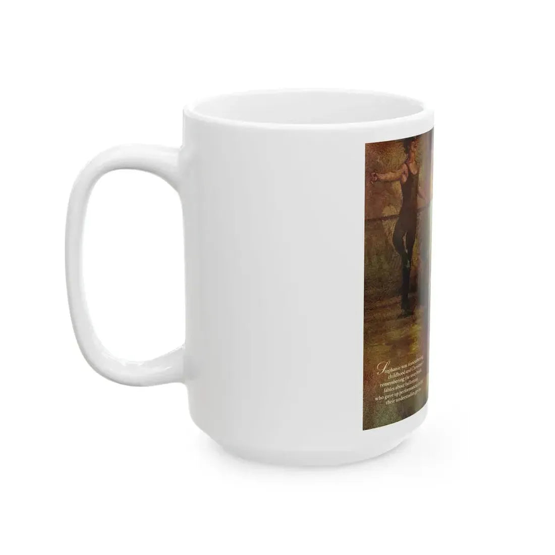 Ballerina, Ladies' Home Journal, December 1978 - White Coffee Mug - Go Mug Yourself