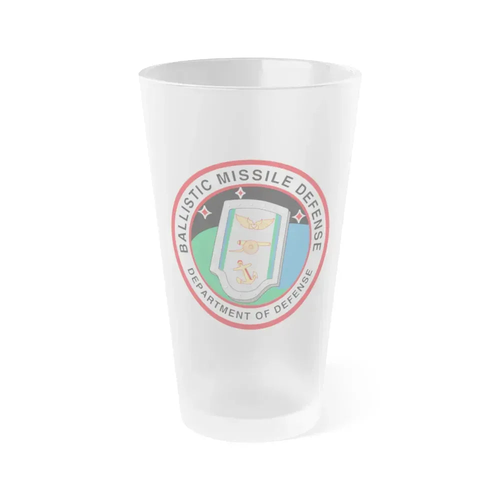 Ballistic Missile Defense - Frosted Pint Glass 16oz 16oz Frosted - Go Mug Yourself