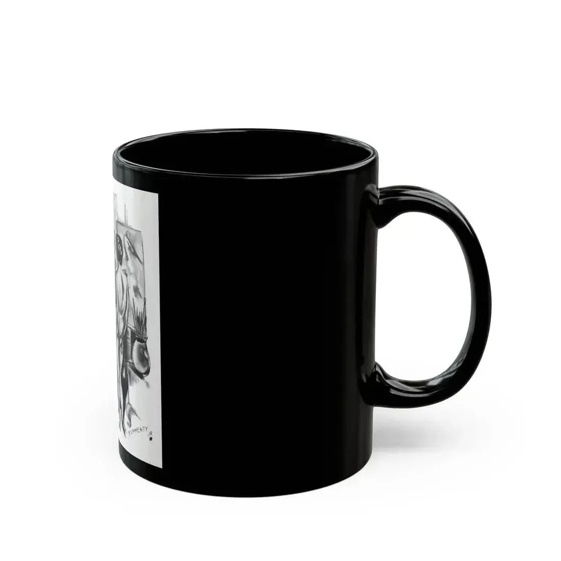 Ballyhoo 1931-08 Image 018 - Black Coffee Mug - Go Mug Yourself