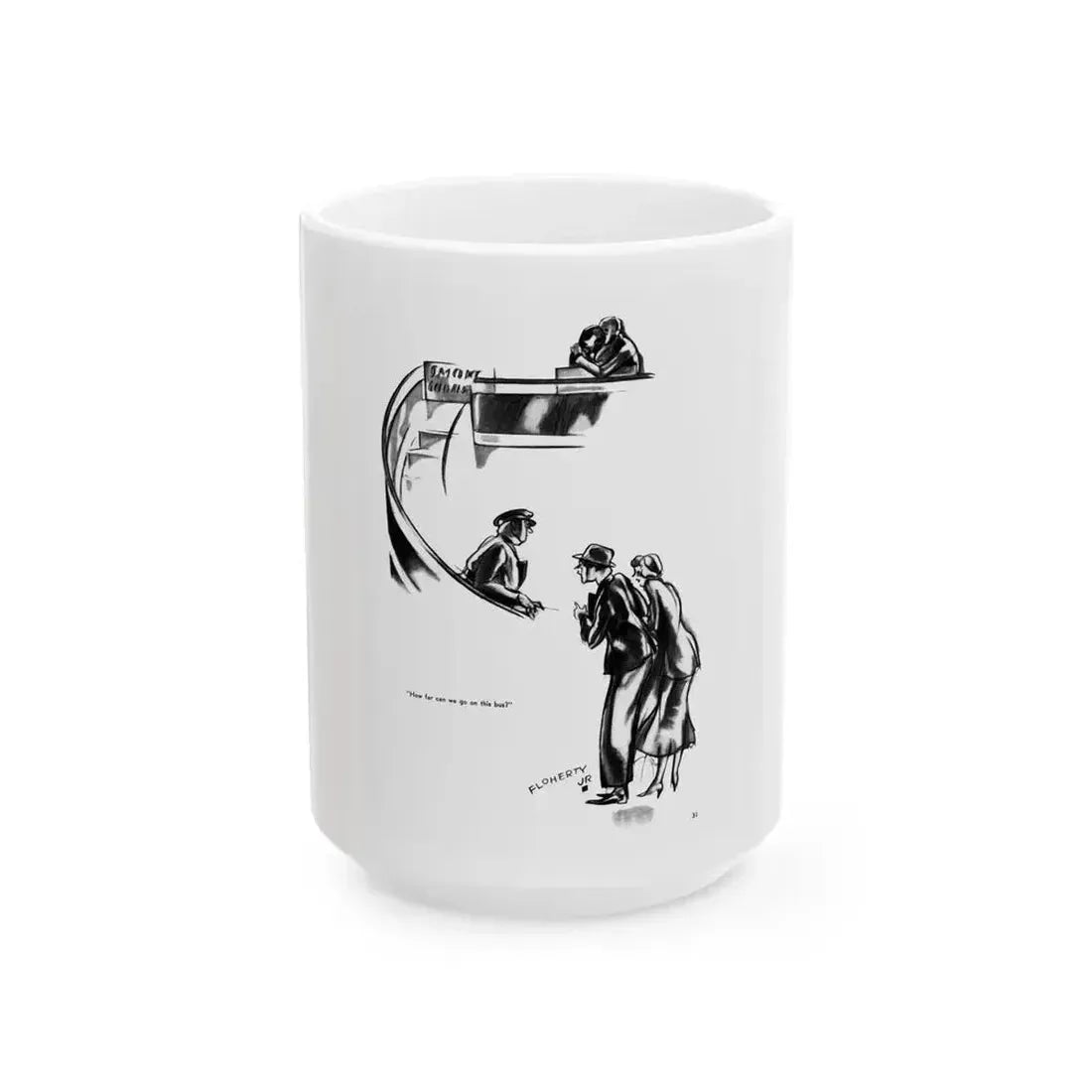 Ballyhoo 1931-11 Image 027 - White Coffee Mug 15oz - Go Mug Yourself