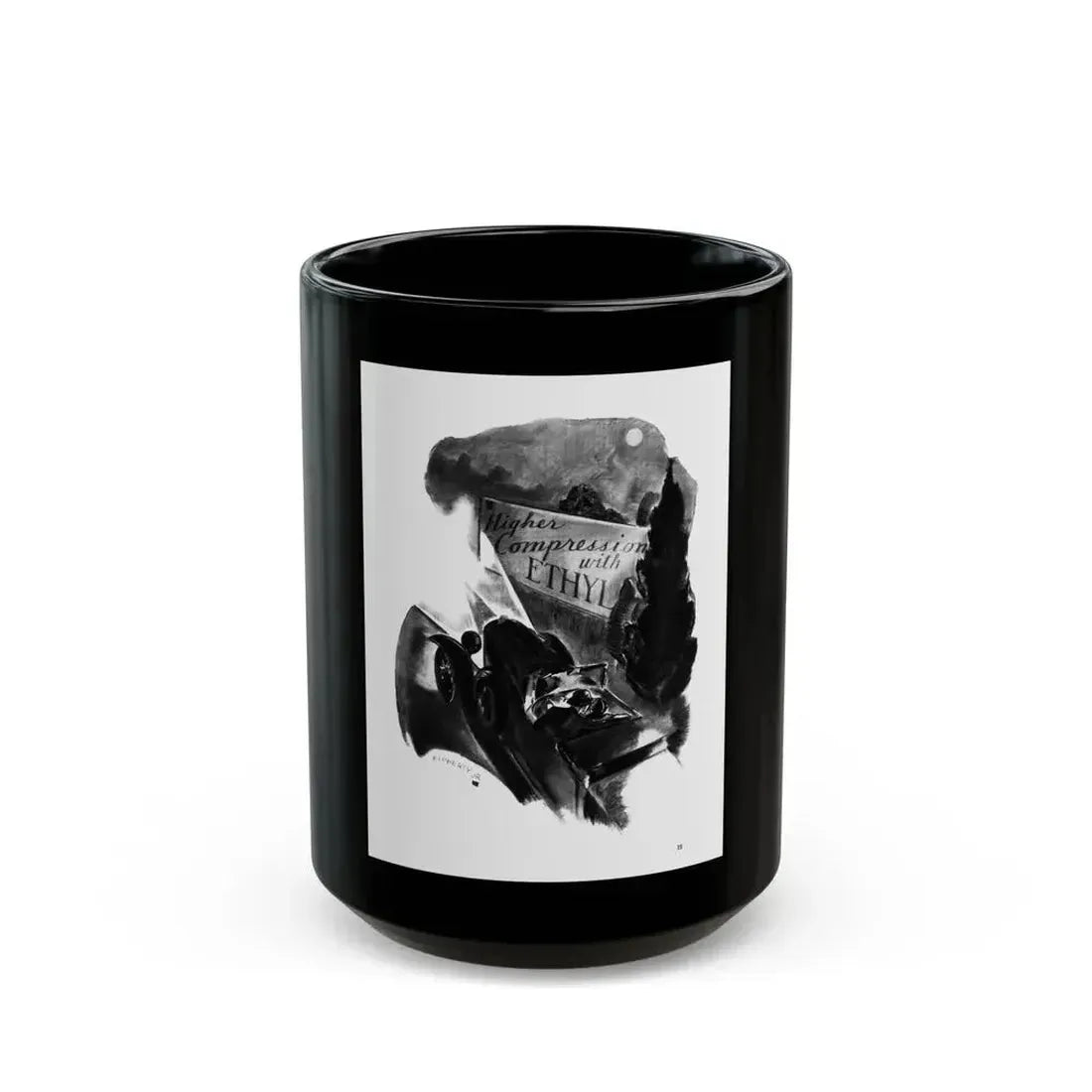 Ballyhoo 1931-11 Image 031 - Black Coffee Mug 15oz - Go Mug Yourself
