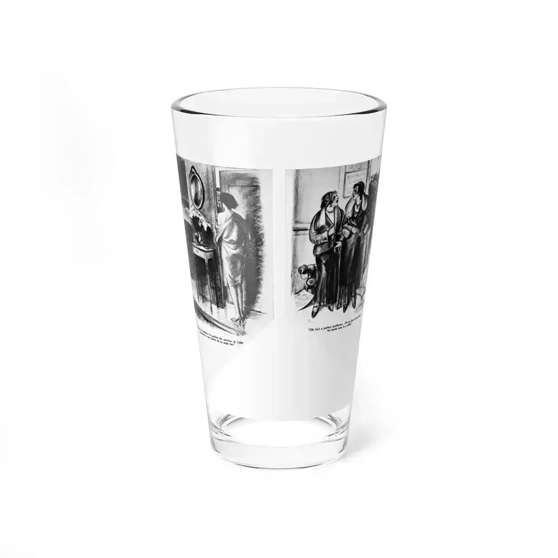 Ballyhoo 1932-03 Image 010-011 (Magazine Illustration) Pint Glass 16oz 16oz - Go Mug Yourself