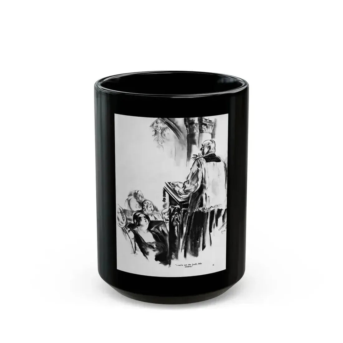 Ballyhoo 1932-03 Image 015 - Black Coffee Mug 15oz - Go Mug Yourself