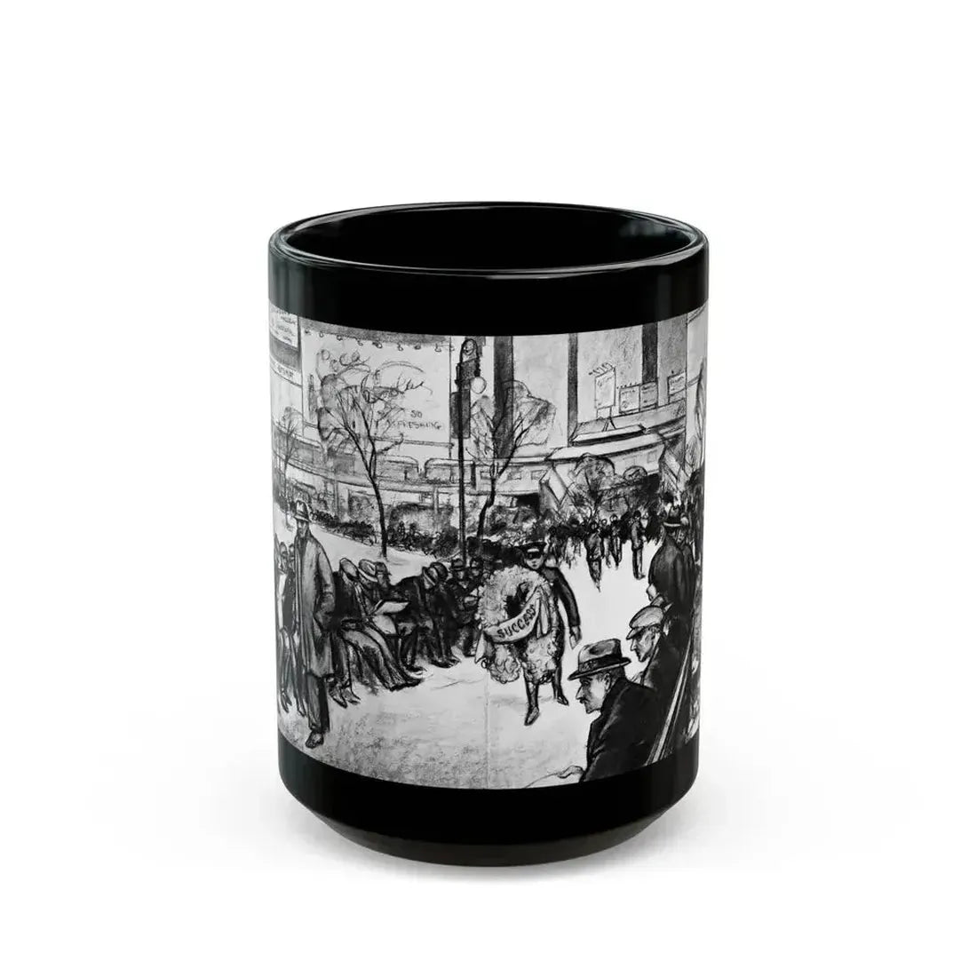 Ballyhoo 1932-03 Image 024-025 - Black Coffee Mug 15oz - Go Mug Yourself