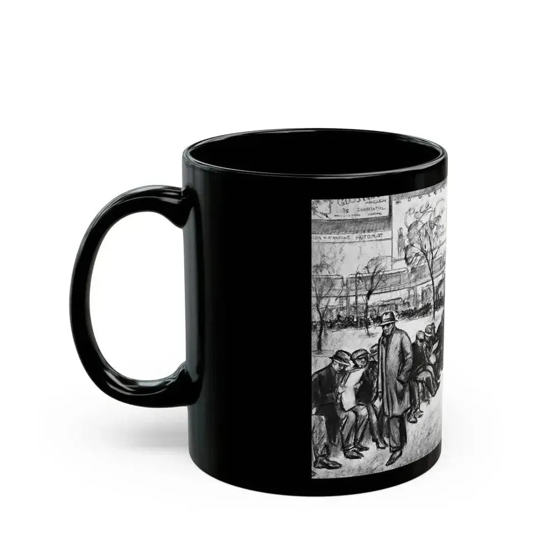 Ballyhoo 1932-03 Image 024-025 - Black Coffee Mug - Go Mug Yourself