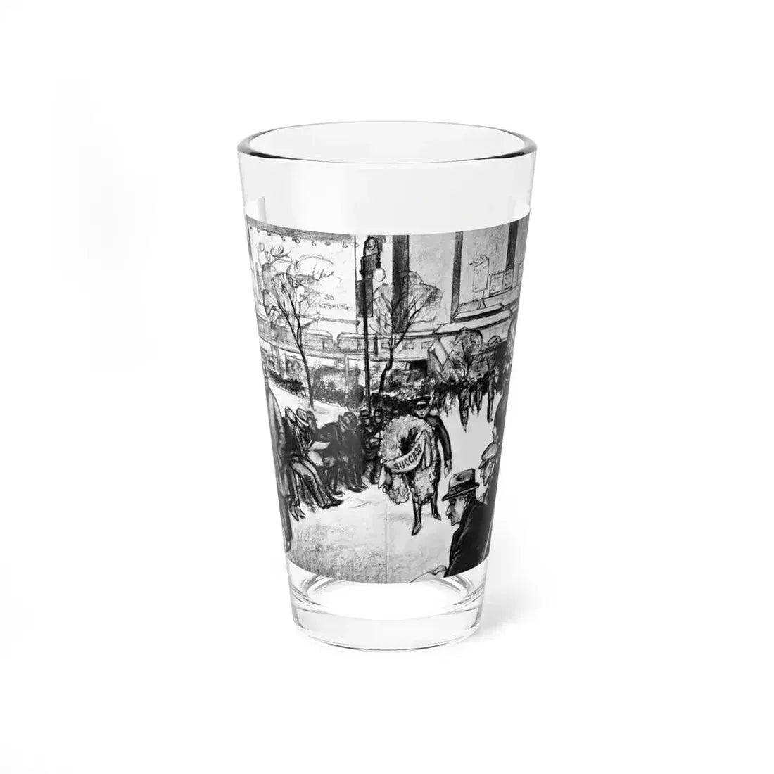 Ballyhoo 1932-03 Image 024-025 (Magazine Illustration) Pint Glass 16oz 16oz - Go Mug Yourself