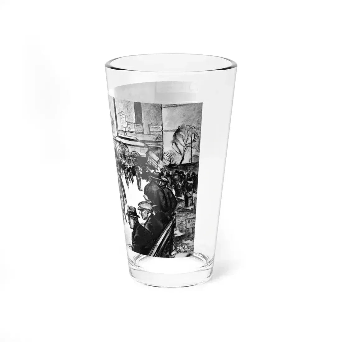 Ballyhoo 1932-03 Image 024-025 (Magazine Illustration) Pint Glass 16oz - Go Mug Yourself