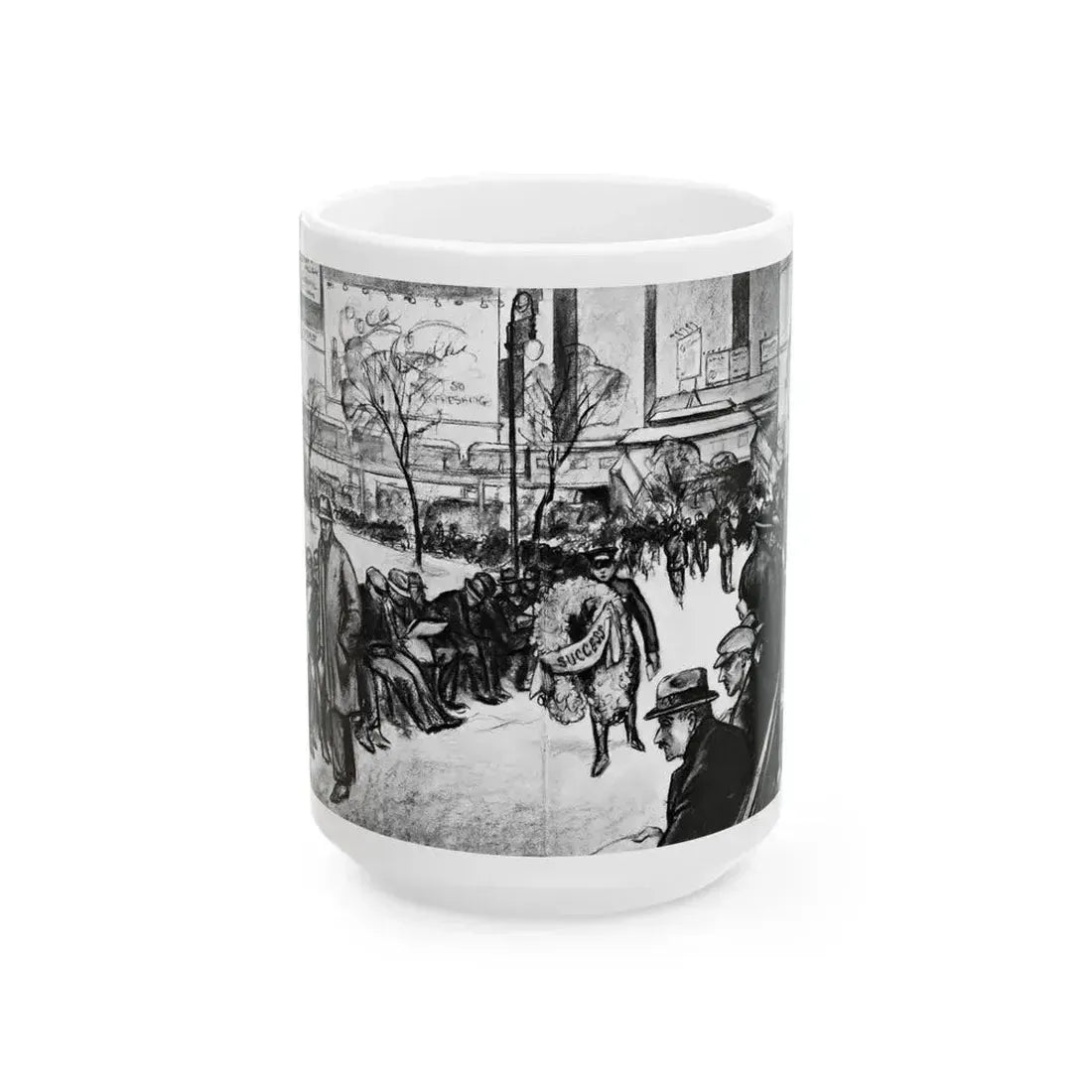 Ballyhoo 1932-03 Image 024-025 - White Coffee Mug 15oz - Go Mug Yourself