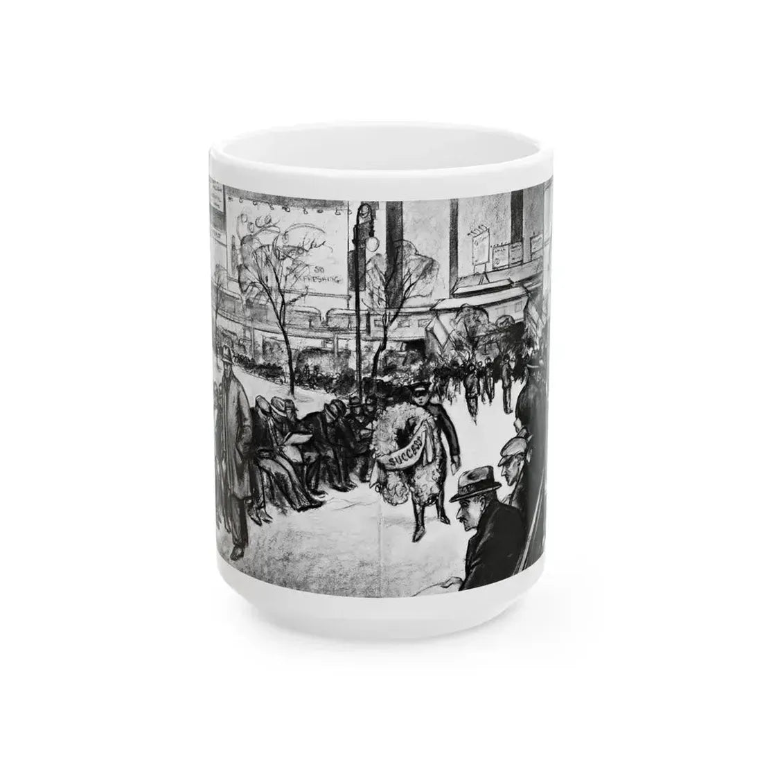 Ballyhoo 1932-03 Image 024-025 - White Coffee Mug 15oz - Go Mug Yourself
