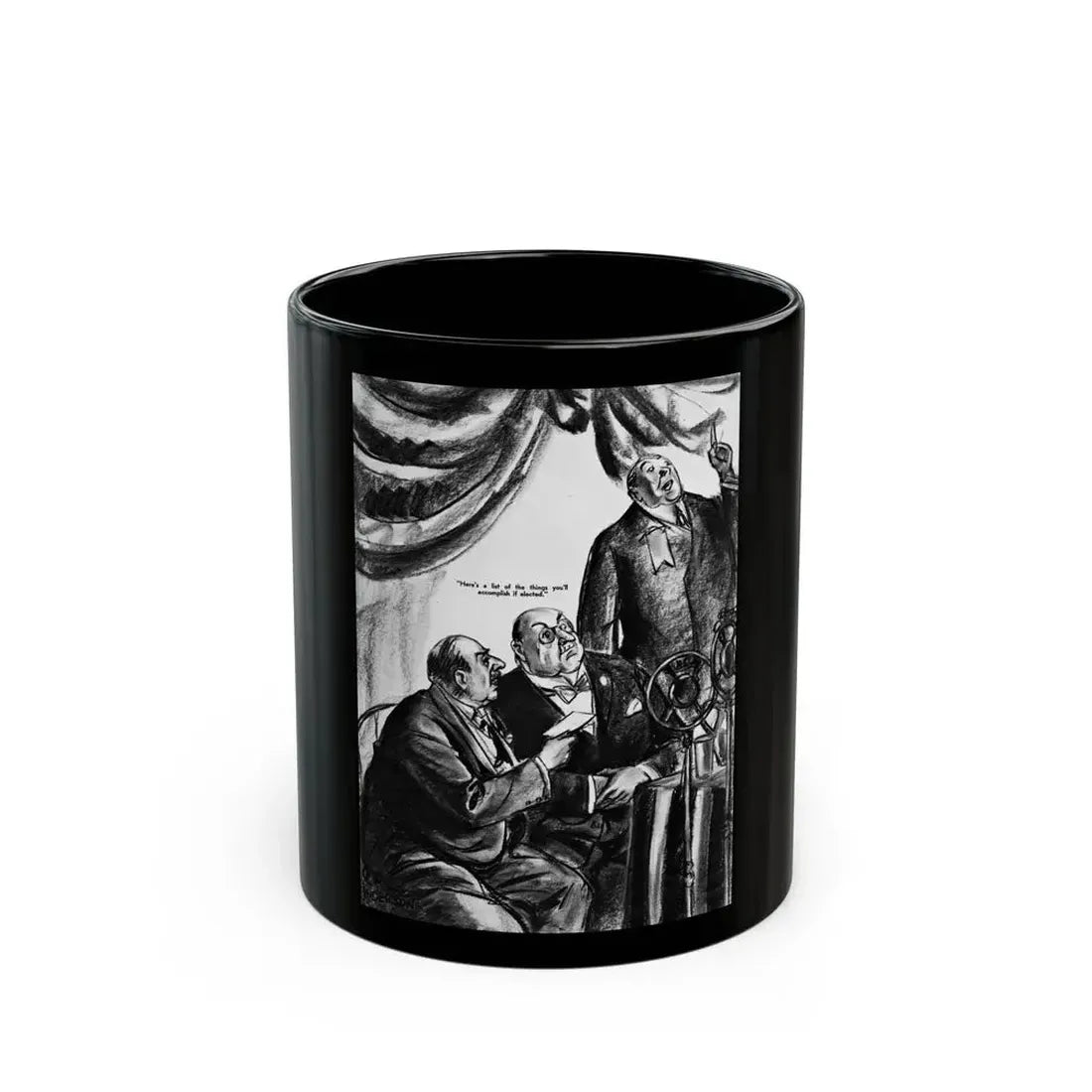 Ballyhoo 1932-03 Image 033 - Black Coffee Mug 11oz - Go Mug Yourself