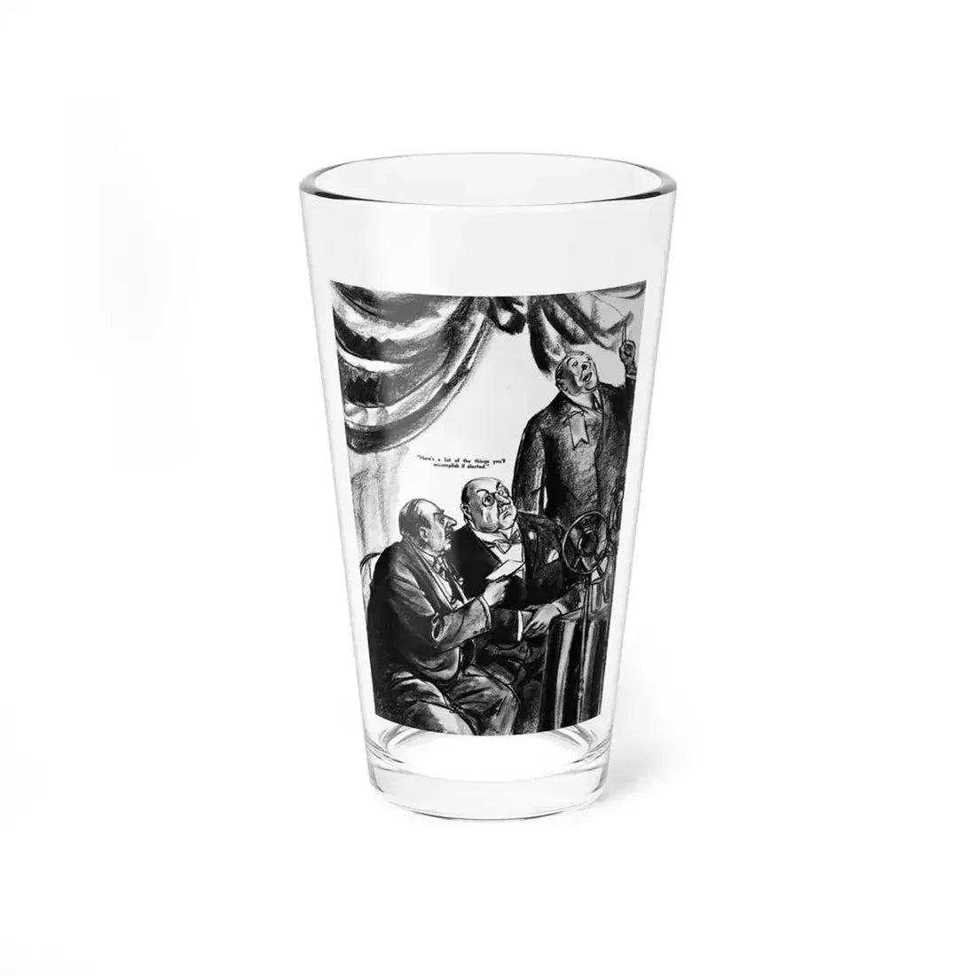 Ballyhoo 1932-03 Image 033 (Magazine Illustration) Pint Glass 16oz 16oz - Go Mug Yourself