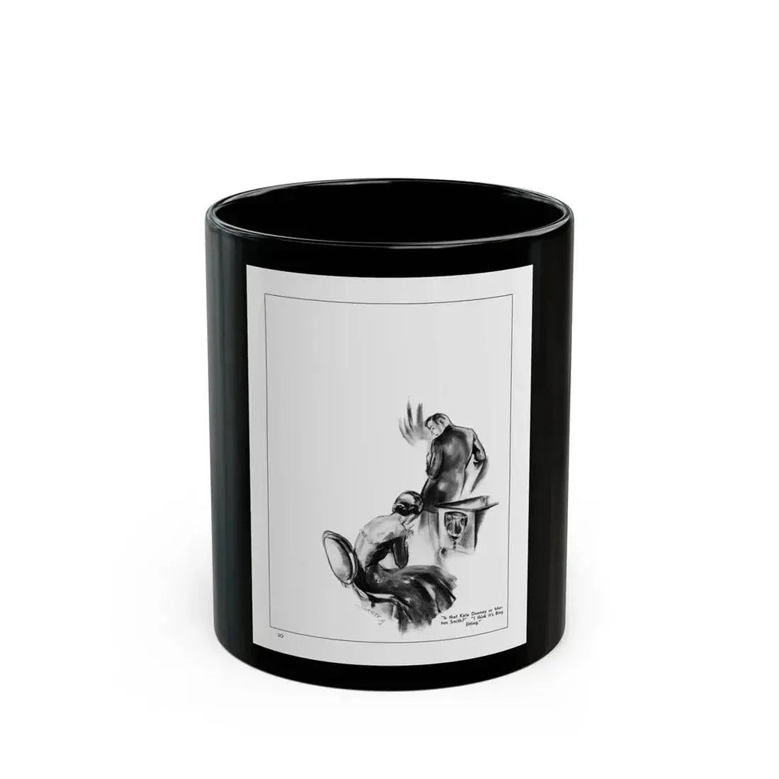 Ballyhoo 1932-04 Image 020 - Black Coffee Mug 11oz - Go Mug Yourself