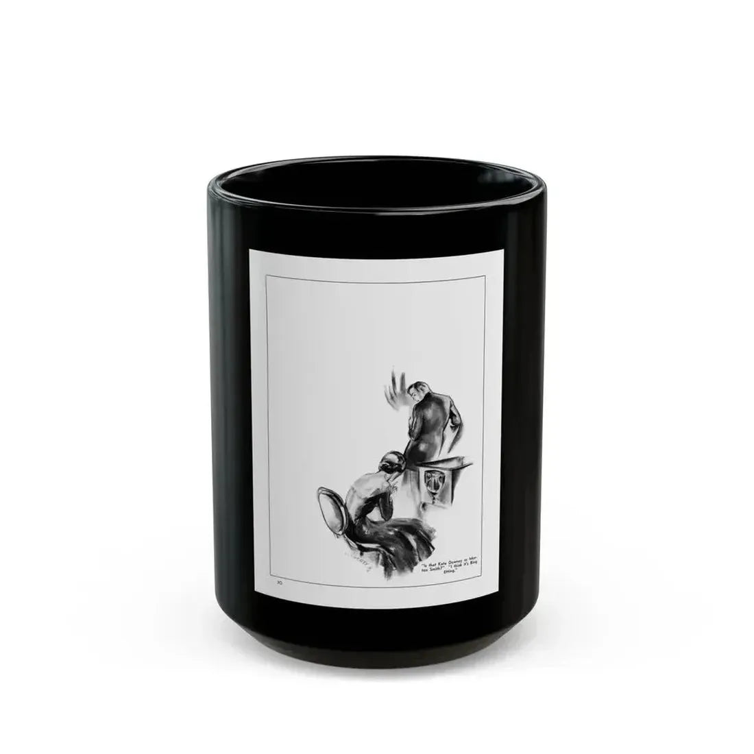 Ballyhoo 1932-04 Image 020 - Black Coffee Mug 15oz - Go Mug Yourself