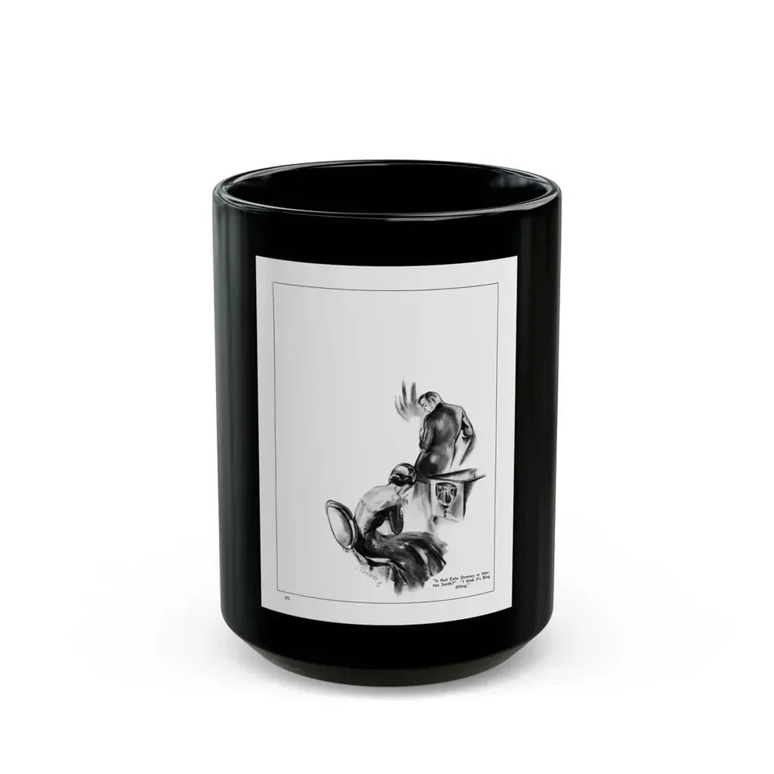 Ballyhoo 1932-04 Image 020 - Black Coffee Mug 15oz - Go Mug Yourself