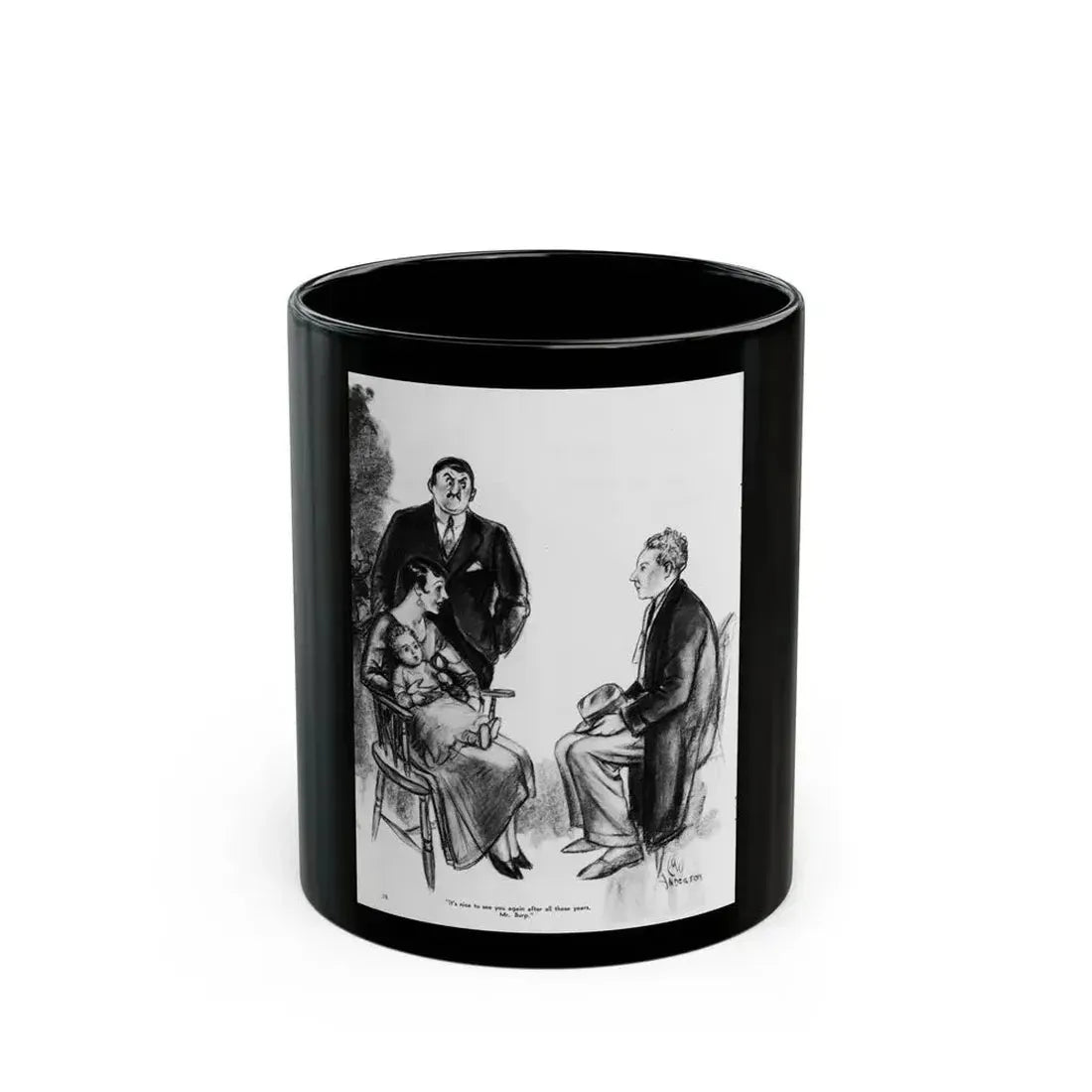 Ballyhoo 1932-04 Image 028 - Black Coffee Mug 11oz - Go Mug Yourself