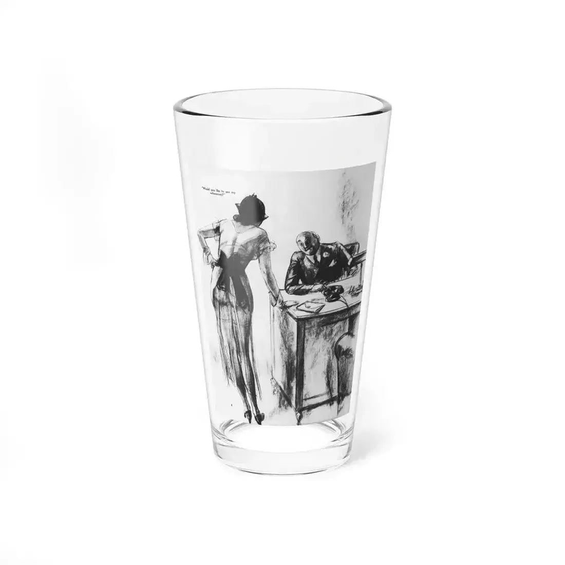 Ballyhoo 1933-12 Image 008 (Magazine Illustration) Pint Glass 16oz 16oz - Go Mug Yourself