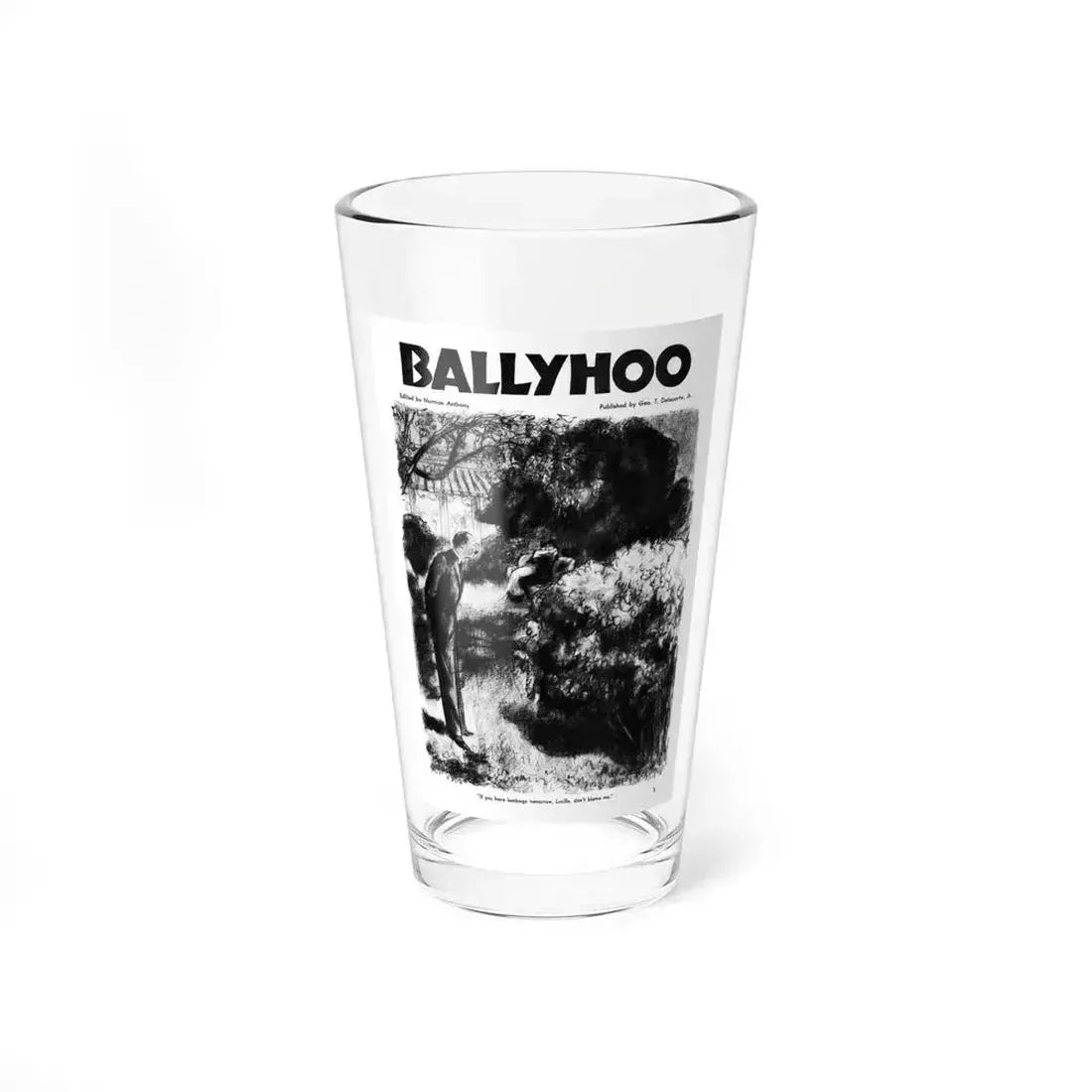 Ballyhoo 1934-01 Image 007 (Magazine Illustration) Pint Glass 16oz 16oz - Go Mug Yourself