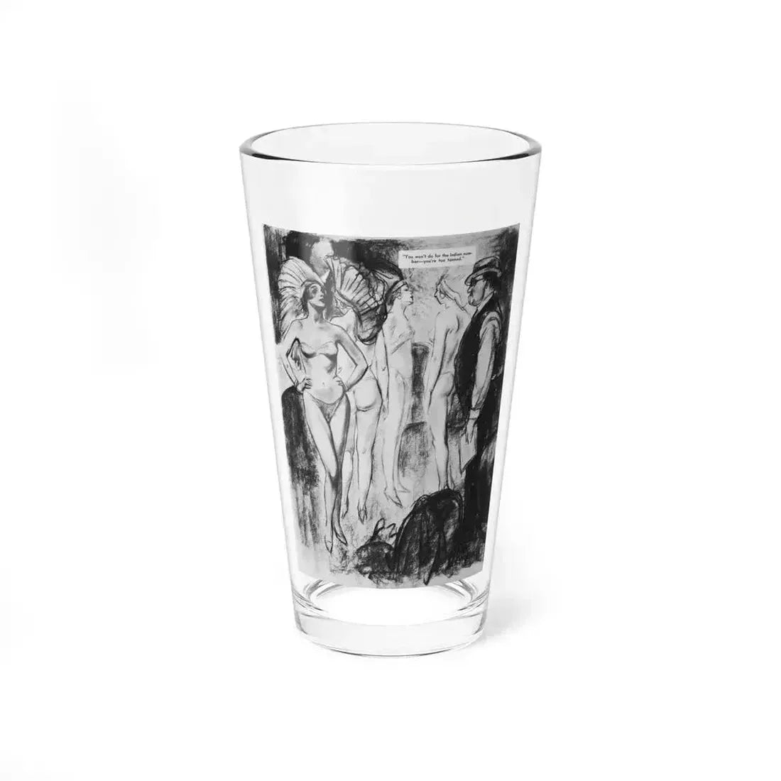 Ballyhoo 1934-01 Image 027 (Magazine Illustration) Pint Glass 16oz 16oz - Go Mug Yourself