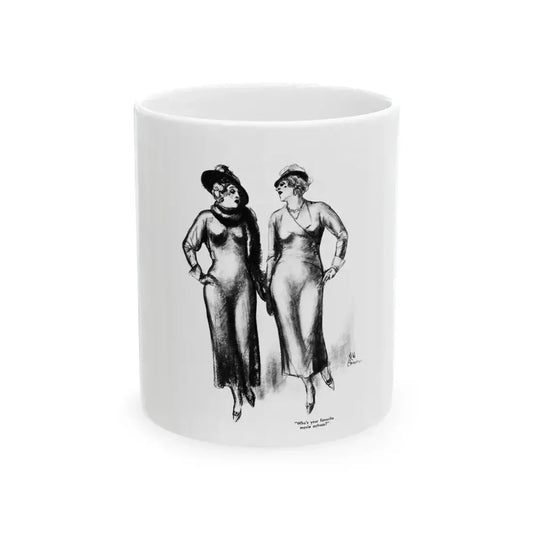 Ballyhoo 1934-02 Image 008-009 - White Coffee Mug 11oz - Go Mug Yourself