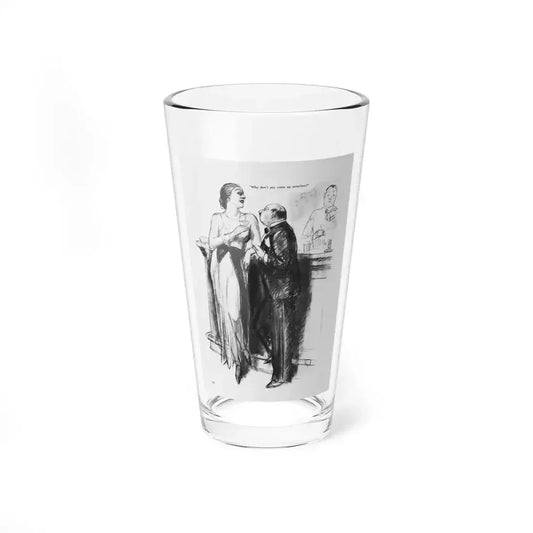 Ballyhoo 1934-02 Image 012 (Magazine Illustration) Pint Glass 16oz 16oz - Go Mug Yourself