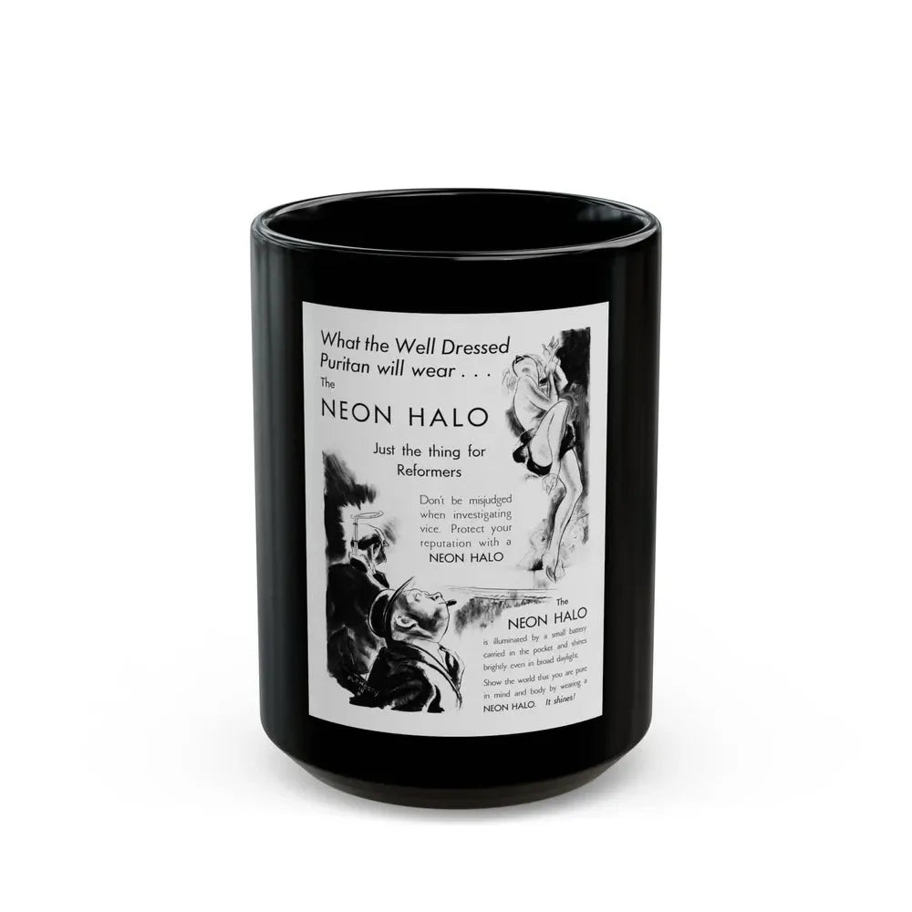 Ballyhoo 1934-03 Image 003 - Black Coffee Mug 15oz - Go Mug Yourself