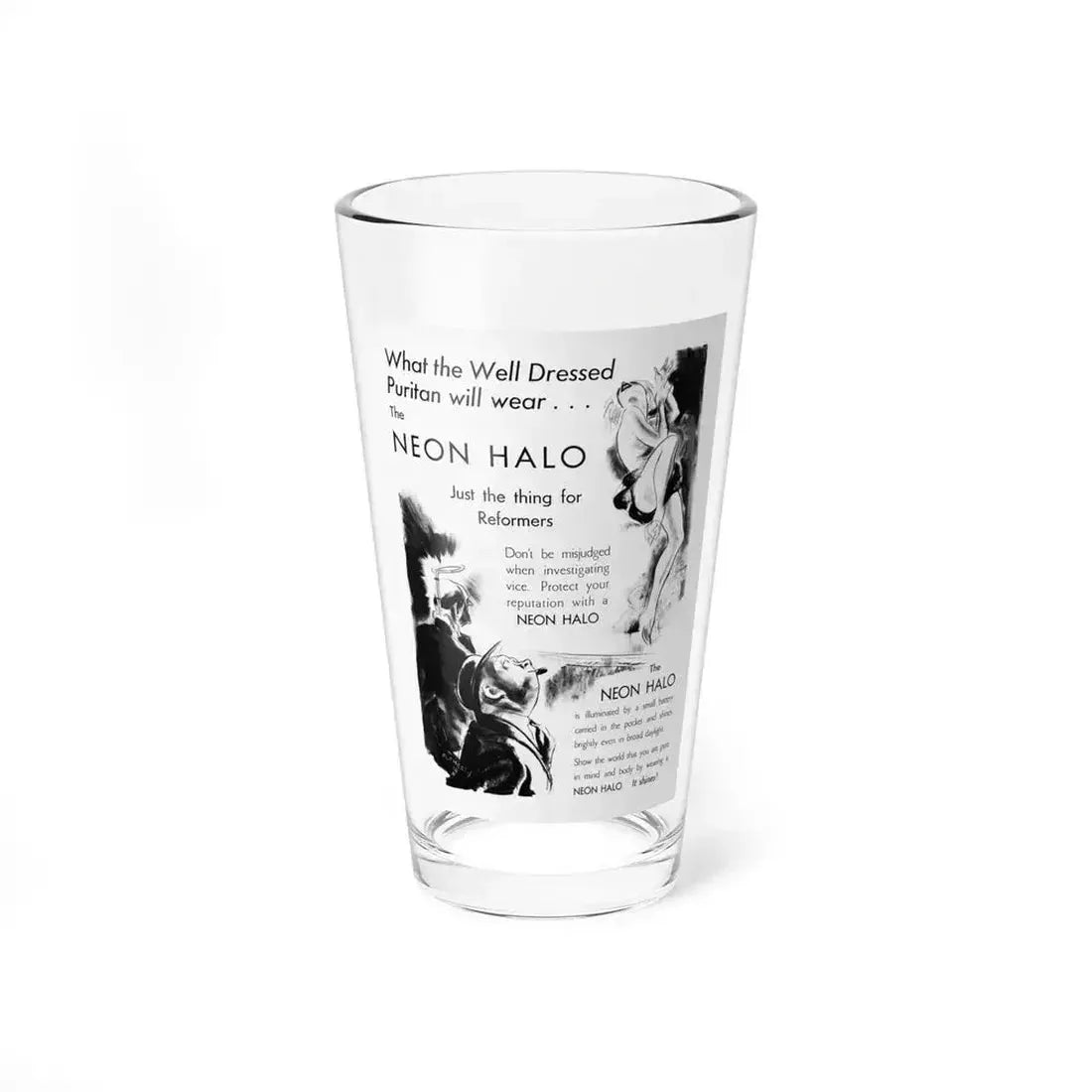 Ballyhoo 1934-03 Image 003 (Magazine Illustration) Pint Glass 16oz 16oz - Go Mug Yourself