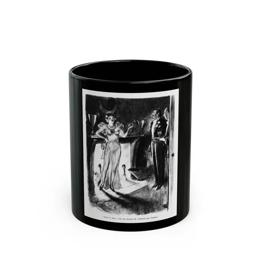 Ballyhoo 1934-03 Image 030 - Black Coffee Mug 11oz - Go Mug Yourself