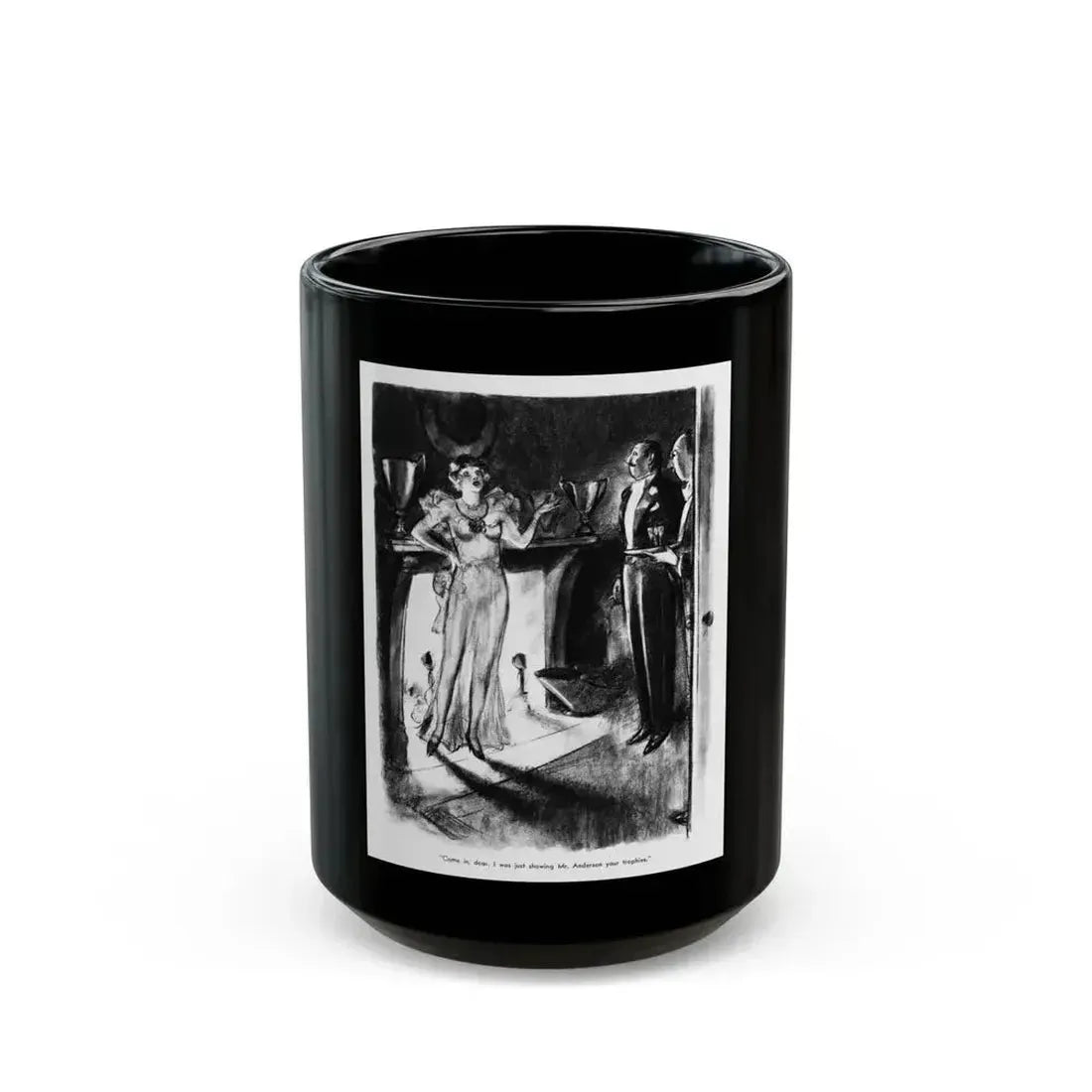 Ballyhoo 1934-03 Image 030 - Black Coffee Mug 15oz - Go Mug Yourself