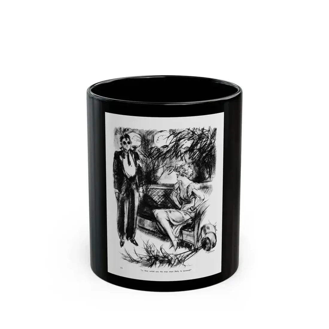 Ballyhoo 1934-07 Image 022 - Black Coffee Mug 11oz - Go Mug Yourself