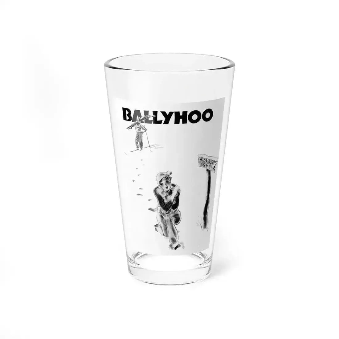 Ballyhoo 1936-03 Image 005 (Magazine Illustration) Pint Glass 16oz 16oz - Go Mug Yourself