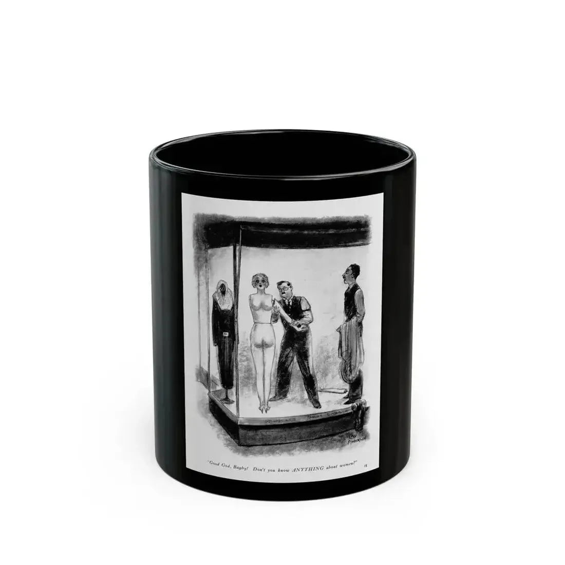 Ballyhoo 1936-03 Image 015 - Black Coffee Mug 11oz - Go Mug Yourself