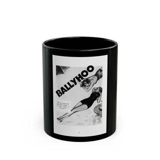Ballyhoo 1937-10 Image 005 - Black Coffee Mug 11oz - Go Mug Yourself