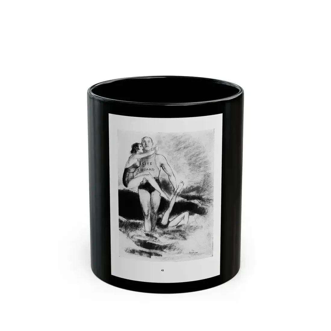 Ballyhoo 1937-10 Image 044 - Black Coffee Mug 11oz - Go Mug Yourself