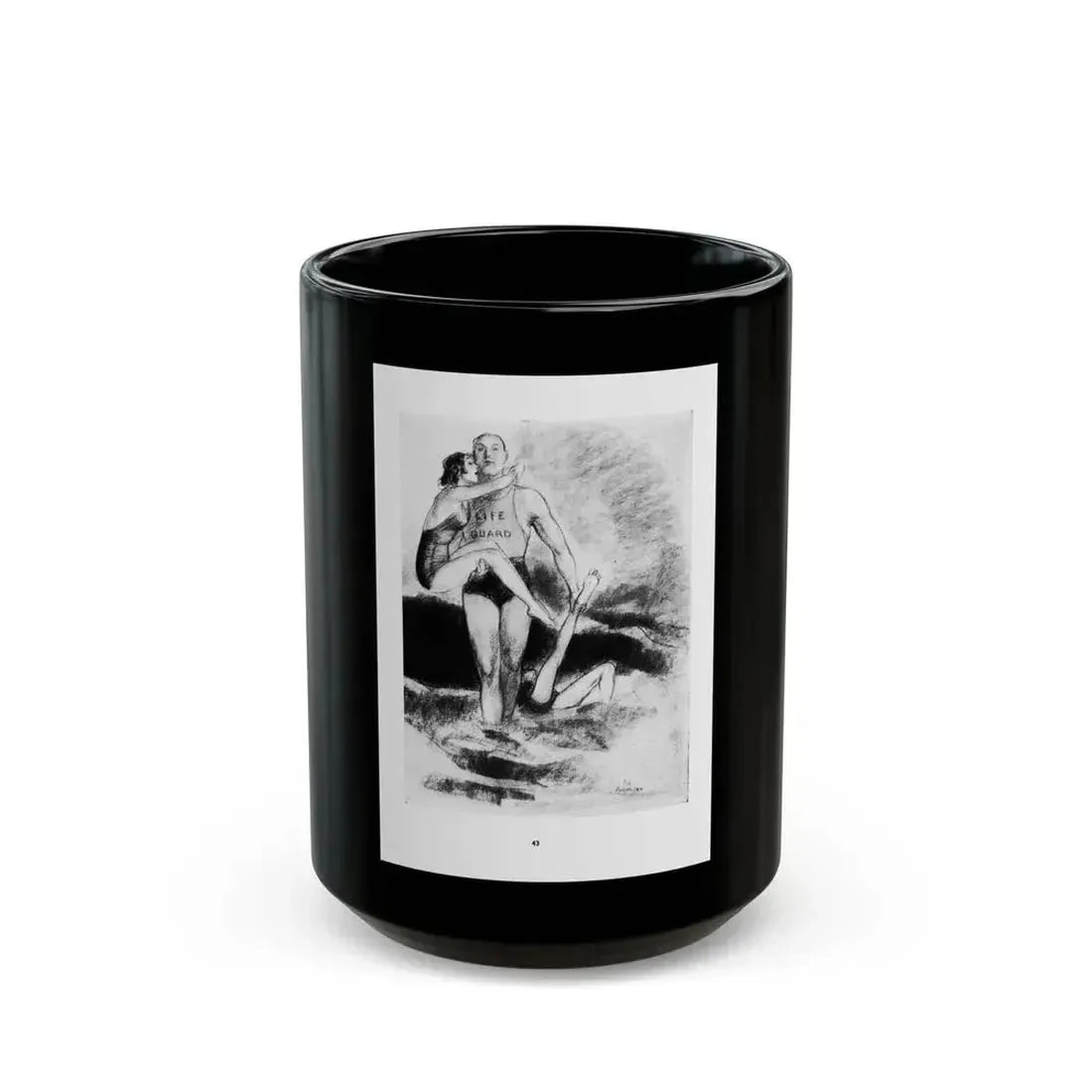 Ballyhoo 1937-10 Image 044 - Black Coffee Mug 15oz - Go Mug Yourself