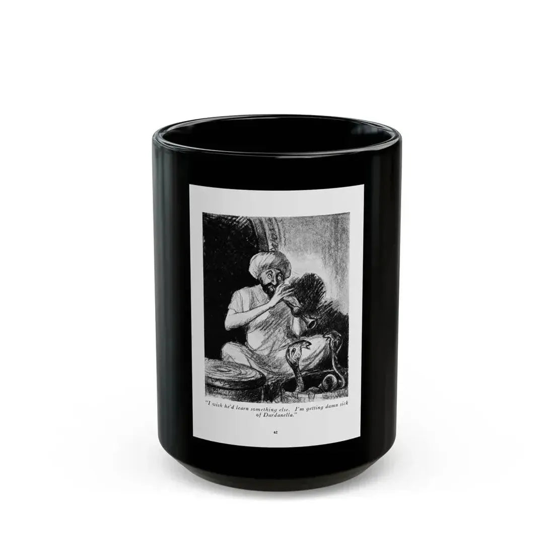 Ballyhoo 1937-10 Image 063 - Black Coffee Mug 15oz - Go Mug Yourself
